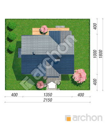 Проект дома ARCHON+ Дом в лещиновнике Ситуація