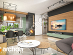Проект будинку ARCHON+ Будинок в лещиновнику денна зона (візуалізація 1 від 2)