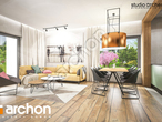 Проект будинку ARCHON+ Будинок в лещиновнику денна зона (візуалізація 1 від 5)