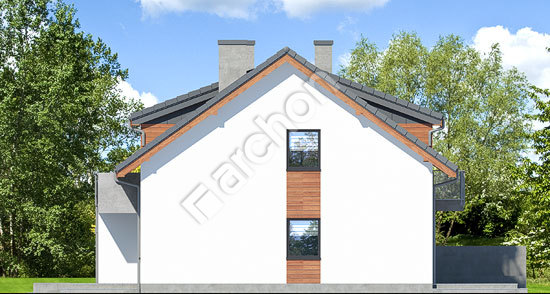 Бочний фасад Будинок в клематисах 20 (Б) вер.2