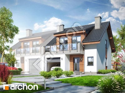 Проєкт будинку ARCHON+ Будинок в клематисах 20 (Б) вер.2 