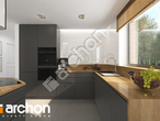 Проект дома ARCHON+ Дом в вистерии 2 (B) визуализация кухни 1 вид 2