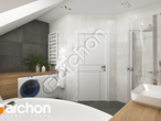 Проект будинку ARCHON+ Будинок у вістерії 2 (B) візуалізація ванни (візуалізація 3 від 2)