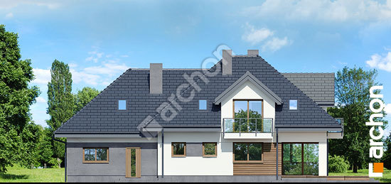 Дворовой фасад Дом в сливах 5 (Г2)