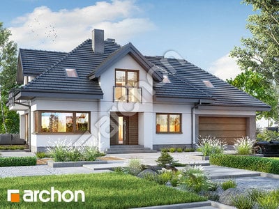 Проект дома ARCHON+ Дом в сливах 5 (Г2) 