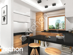 Проект дома ARCHON+ Дом под липкой визуализация кухни 1 вид 1
