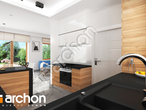 Проект дома ARCHON+ Дом под липкой визуализация кухни 1 вид 2
