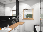 Проект дома ARCHON+ Дом под липкой визуализация ванной (визуализация 3 вид 1)