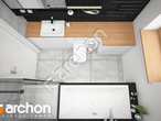Проект дома ARCHON+ Дом под липкой визуализация ванной (визуализация 3 вид 4)