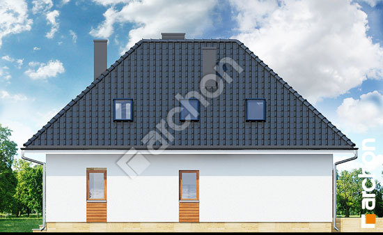 Дворовий фасад Будинок в авокадо (Н)