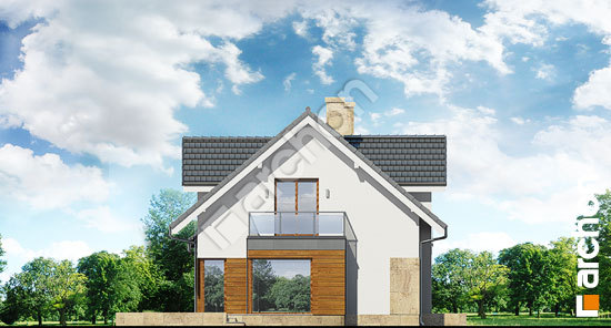 Боковой фасад Дом в рододендронах 6 (Г2A)