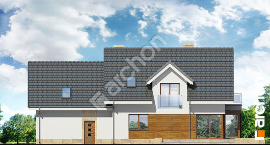 Дворовий фасад Будинок в рододендронах 6 (Г2А)