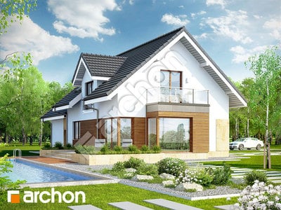 Проект будинку ARCHON+ Будинок в рододендронах 6 (Г2А) Вид 2