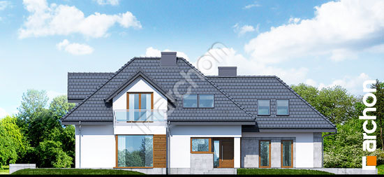 Боковой фасад Дом в рукколе 3 (Н)