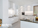 Проект дома ARCHON+ Дом в рукколе 3 (Н) визуализация кухни 1 вид 1