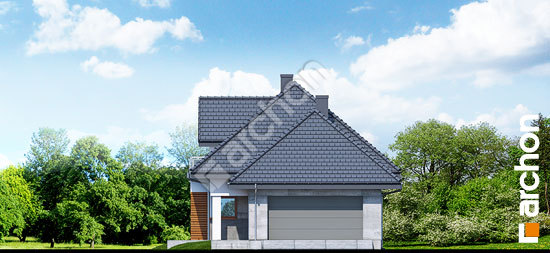 Передний фасад Дом в рукколе 3 (Н)