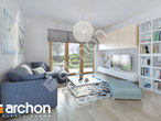 Проект будинку ARCHON+ Будинок в руколі 3 (Н) денна зона (візуалізація 1 від 4)