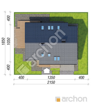 Проект дома ARCHON+ Дом в герминии 2 Ситуація