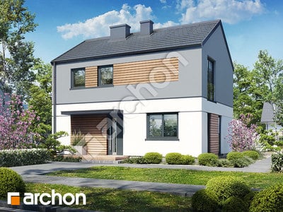 Проект дома ARCHON+ Дом в чернике 2 