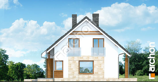 Боковой фасад Дом в яблонках (Г2)