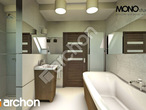 Проект будинку ARCHON+ Будинок в журавках (Г2) візуалізація ванни (візуалізація 1 від 3)