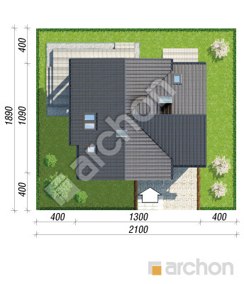 Проєкт будинку ARCHON+ Будинок в алоізіях Ситуація