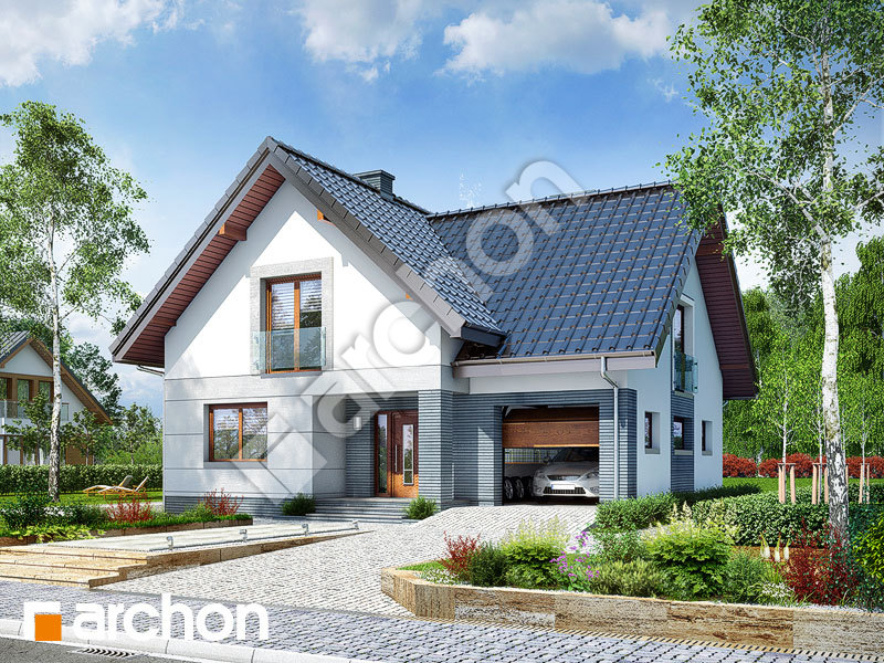 Проект дома ARCHON+ Дом в алоизиях Вид 1