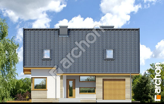 Передний фасад Дом в журавках (П)