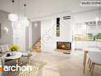 Проект будинку ARCHON+ Будинок в журавках (П) денна зона (візуалізація 3 від 1)