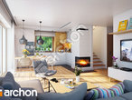 Проект дома ARCHON+ Дом в хлорофитуме 3 дневная зона (визуализация 1 вид 1)