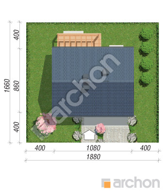 Проект дома ARCHON+ Дом в люцерне 10 Ситуація