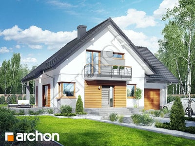 Проект дома ARCHON+ Дом в филодендронах 2 