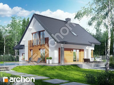 Проект будинку ARCHON+ Будинок в філодендронах 2 Вид 2