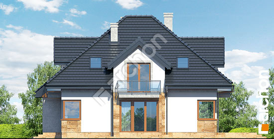 Бочний фасад Будинок в вовчих ягодах