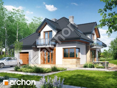 Проект дома ARCHON+ Дом в волчьих ягодах 