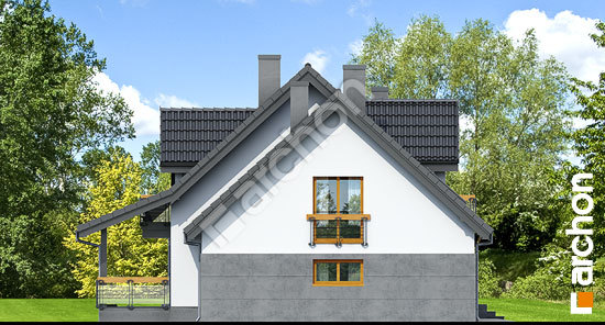 Бочний фасад Будинок в тамариску 4 (Г2Н)