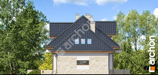 Боковой фасад Дом в вербене (Г2Н)