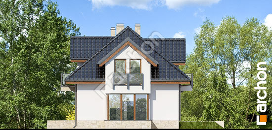 Боковой фасад Дом в вербене (Г2Н)