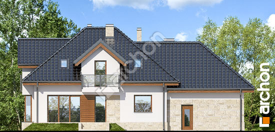 Дворовой фасад Дом в вербене (Г2Н)