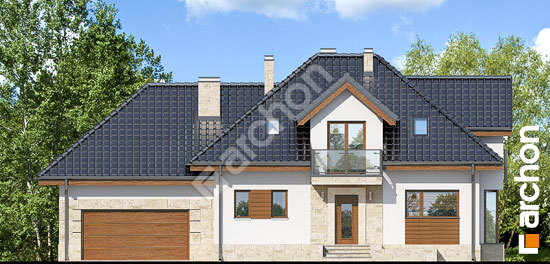 Передній фасад Будинок у вербені (Г2Н)