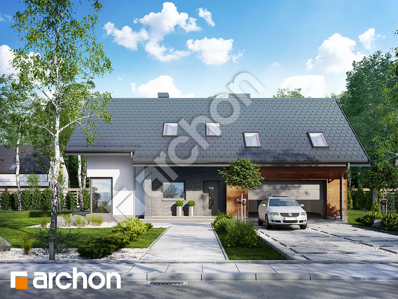 Проект будинку ARCHON+ Будинок у вістерії (Г2) Вид 1