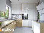 Проект дома ARCHON+ Дом в рододендронах 16 визуализация кухни 1 вид 1