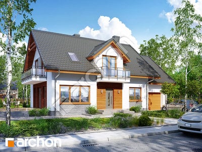 Проект дома ARCHON+ Дом в рододендронах 16 