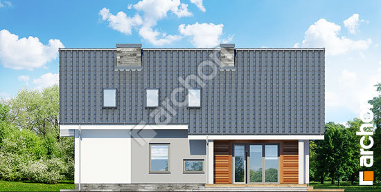 Дворовой фасад Дом в гейджее (П)