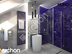 Проект дома ARCHON+ Дом в гейджее (П) визуализация ванной (визуализация 1 вид 2)