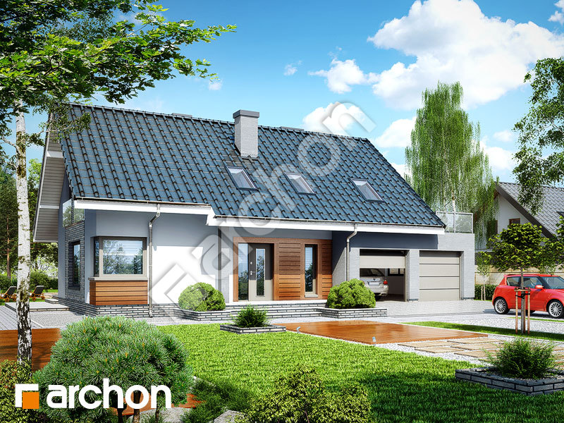 Проект дома ARCHON+ Дом в гейджее (Г2) Вид 1