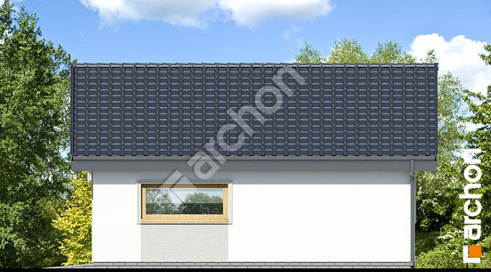 Бочний фасад Г19 - Одномісний гараж