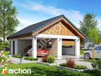 Проект будинку ARCHON+ Г19 - Одномісний гараж стилізація 3