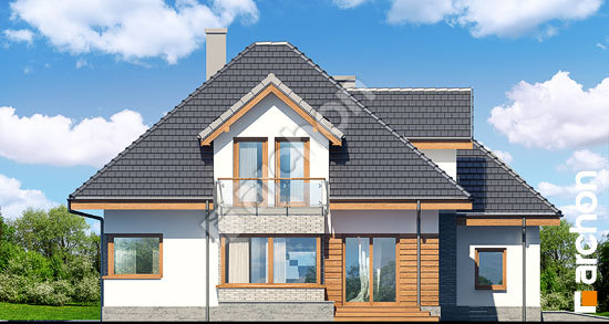 Боковой фасад Дом в рукколе 2 (Г2H)