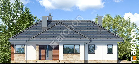 Передний фасад Дом в грушках